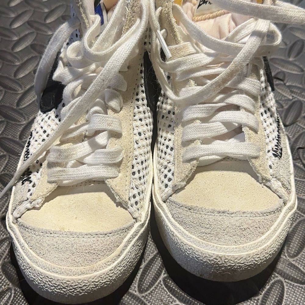 Nike White and Black Athletic Shoes